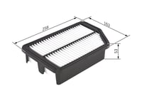 Vzduchový filter Bosch S0228 (F 026 400 228) 5