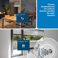Controler inteligent pentru lumină și rulouri Bosch Smart Home Licht-/Rollladensteuerung II, control prin aplicație și voce, compatibil cu Apple Home, Google Home și Alexa 5