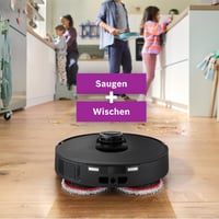 Robotický vysávač Bosch Spotless Max BCRDW3B s funkciou mopovania, sací výkon 11 000 Pa, rotujúce mopovacie podložky, stanica na mokré a suché čistenie, samočistenie, fe 2