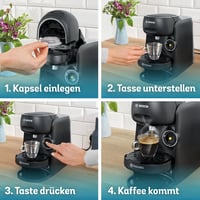 Bosch Tassimo Finesse TAS162E kapszulás kávéfőző 70 itallal, fekete 5