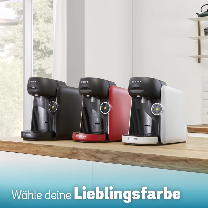 Bosch Tassimo Finesse TAS162E kapszulás kávéfőző 70 itallal, fekete