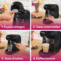 Bosch Tassimo Happy TAS102EA kapszulás kávéfőző, 1400 W - fekete 7