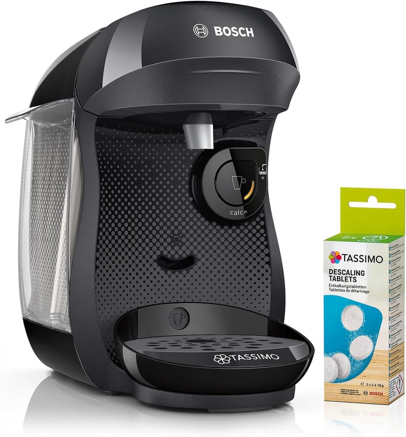 Bosch Tassimo Happy TAS102EA kapszulás kávéfőző, 1400 W - fekete