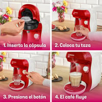 Bosch Tassimo Happy TAS1006 Automata Kávéfőző 70 Ital Fehér/Bordó 4
