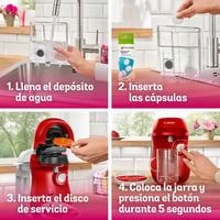 Bosch Tassimo Happy TAS1006 Automata Kávéfőző 70 Ital Fehér/Bordó 6
