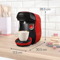 Bosch Tassimo Happy TAS103E kapszulás kávéfőző 70+ ital piros-fekete 2