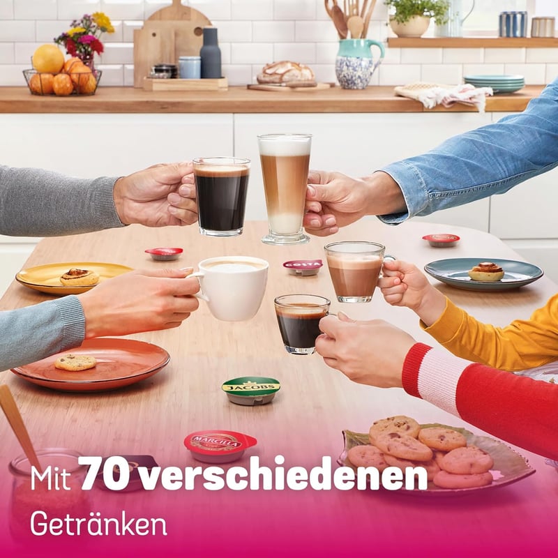 Bosch Tassimo Happy TAS103E kapszulás kávéfőző 70+ ital piros-fekete