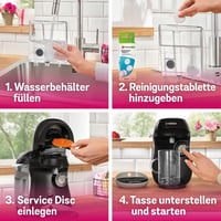 Bosch Tassimo Happy TAS109E kapszulás kávéfőző 70+ ital fekete/bézs 10