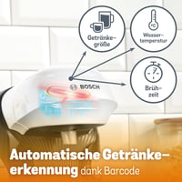 Kapsulový kávovar Bosch Tassimo TAS114E Style Friendly, 70+ nápojov, OneTouch, Intellibrew, kompaktný, 1400 W, biely 9