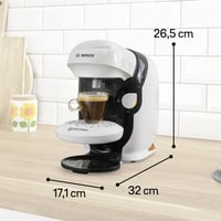 Kapsulový kávovar Bosch Tassimo TAS114E Style Friendly, 70+ nápojov, OneTouch, Intellibrew, kompaktný, 1400 W, biely 2