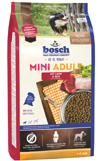 bosch TIERNAHRUNG HPC Mini Adult suha hrana za pse – Janjetina i riža, 15 kg 1