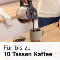 Cafetieră cu filtru Bosch TKA2M114 MyMoment, recipient din sticlă de 1,25 l, 10-15 cești, menținere la cald 40 minute, sistem anti-picurare, 1200 W, roșu mat 4