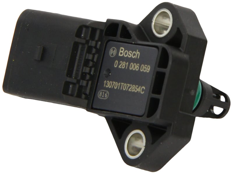Snímač plniaceho tlaku Bosch 0281006059 – Senzor tlaku turbodúchadla pre osobné a nákladné vozidlá