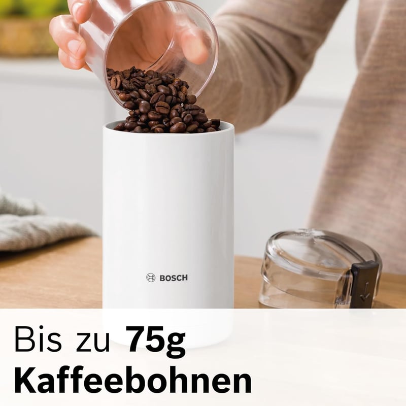 BOSCH TSM6A011W 180W Elektromos Kávéőrlő Fehér