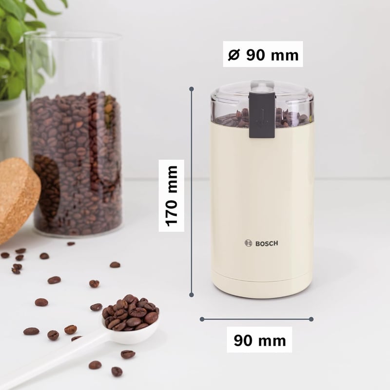 Bosch TSM6A017C Kávéőrlő Rozsdamentes Acél 180W 75g Tartály