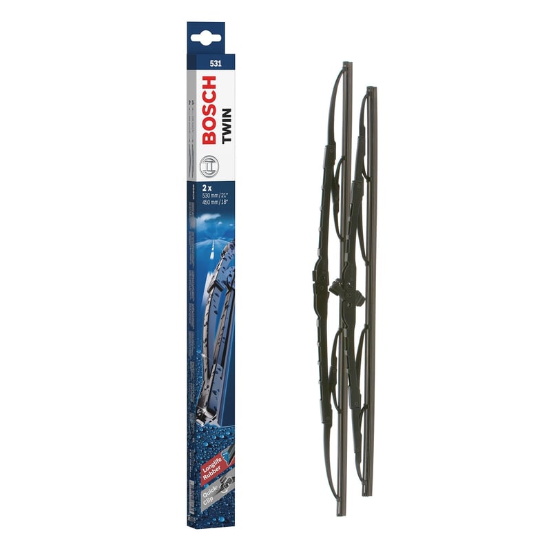 Set ștergătoare parbriz Bosch Twin 531, 530 mm / 450 mm, 2 bucăți