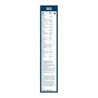 Sada predných stieračov Bosch Twin 552 – 550 mm / 400 mm 3