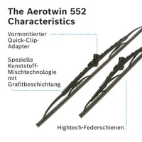 Sada predných stieračov Bosch Twin 552 – 550 mm / 400 mm 6