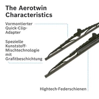 Súprava stieračov Bosch Twin Spoiler 604S, 600 mm / 450 mm, na predné okno 6