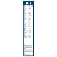 Súprava stieračov Bosch Twin Spoiler 604S, 600 mm / 450 mm, na predné okno 3