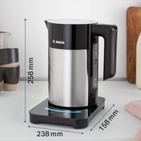 Bosch TWK7203 1,7L elektromos vízforraló rozsdamentes acél fekete 7