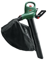 Elektrický záhradný vysávač, fúkač a drvič lístia Bosch UniversalGardenTidy 2300, 2300 W, zberný vak 45 litrov, variabilná rýchlosť 1