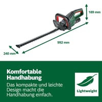 Akumulátorové nožnice na živý plot Bosch UniversalHedgeCut 18V-50 – 50 cm dĺžka čepele, s 2,5 Ah akumulátorom, 18V systém 4
