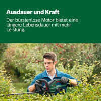 Akumulátorové nožnice na živý plot Bosch UniversalHedgeCut 18V-50 – 50 cm dĺžka čepele, s 2,5 Ah akumulátorom, 18V systém 3