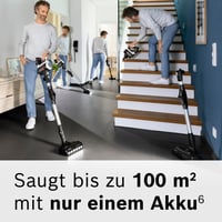 Aspirator vertical fără fir Bosch Unlimited 7 BKS711MTB, fără sac, baterie interschimbabilă, tub flexibil, filtru Hygiene, perie mini turbo, iluminare LED, alb 8