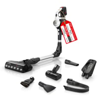 Aspirator vertical fără fir Bosch Unlimited 7 BKS711MTB, fără sac, baterie interschimbabilă, tub flexibil, filtru Hygiene, perie mini turbo, iluminare LED, alb 1