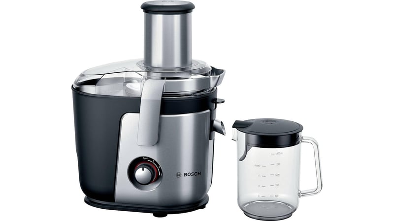 Sokovnik Bosch VitaJuice 4 MES4010, 1200 W, 1,25 L - srebrno-crni