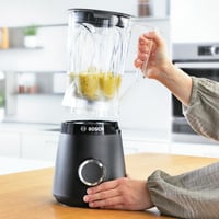 Blender Bosch VitaPower Series 4 MMB6141B, 1200 W, 30000 rpm, recipient Tritan 1,5 l, lame din oțel inoxidabil, componente compatibile cu mașina de spălat vase 3