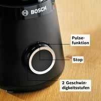 Blender Bosch VitaPower Series 4 MMB6141B, 1200 W, 30000 rpm, recipient Tritan 1,5 l, lame din oțel inoxidabil, componente compatibile cu mașina de spălat vase 5