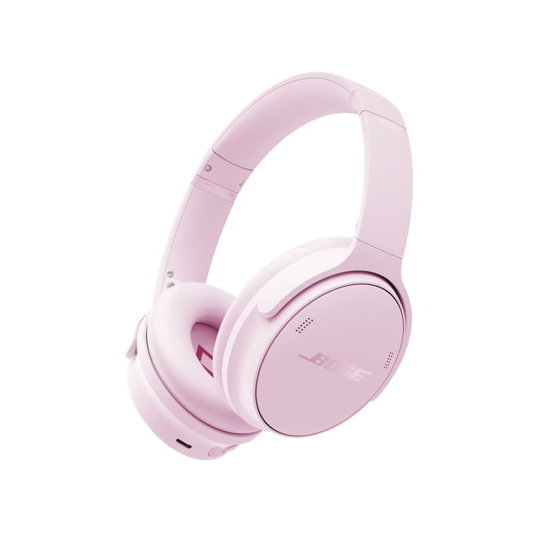 Bose QuietComfort Bluetooth slúchadlá s potlačením hluku a mikrofónom, cez uši (over-ear), výdrž batérie až 24 hodín, cyklámenová (použité)