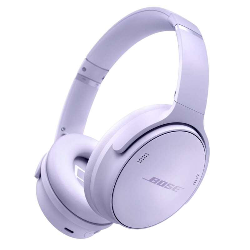 Căști wireless cu anulare a zgomotului Bose QuietComfort, Bluetooth, cu microfon, Over-Ear, autonomie 24 de ore, Lila pal - Ediție Limitată