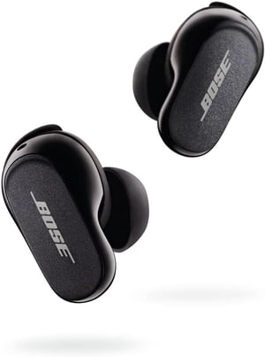 Căști wireless Bose QuietComfort Earbuds II cu anulare a zgomotului, sunet personalizat, negru - utilizate