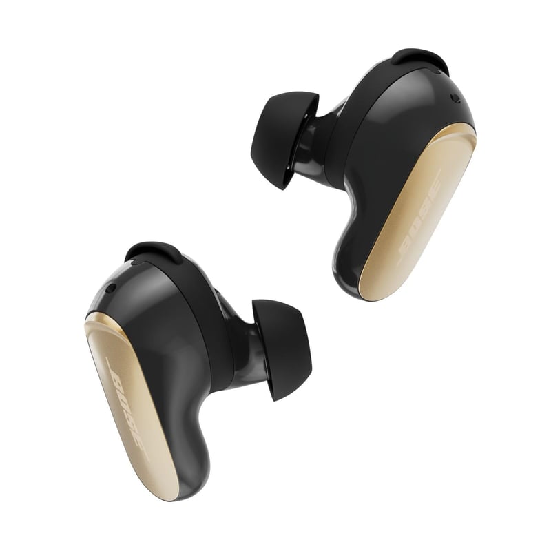 Bluetooth slúchadlá Bose QuietComfort Ultra (2. gen.) – S potlačením hluku, bezdrôtové, 6-hodinová výdrž batérie, IPX4, 360-stupňový zvuk, hlboké basy, púštna zlatá, limitovaná edícia
