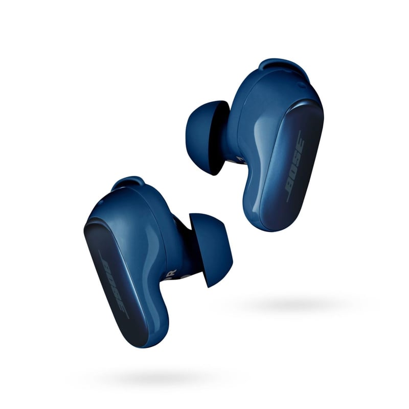 Căști Bluetooth Bose QuietComfort Ultra cu anulare a zgomotului și sunet spațial, Albastru Lună - Ediție limitată