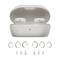 Bezdrôtové slúchadlá Bose QuietComfort True Wireless s aktívnym potlačením hluku, 8,5-hodinovou výdržou batérie, dymovo biela – používané 11
