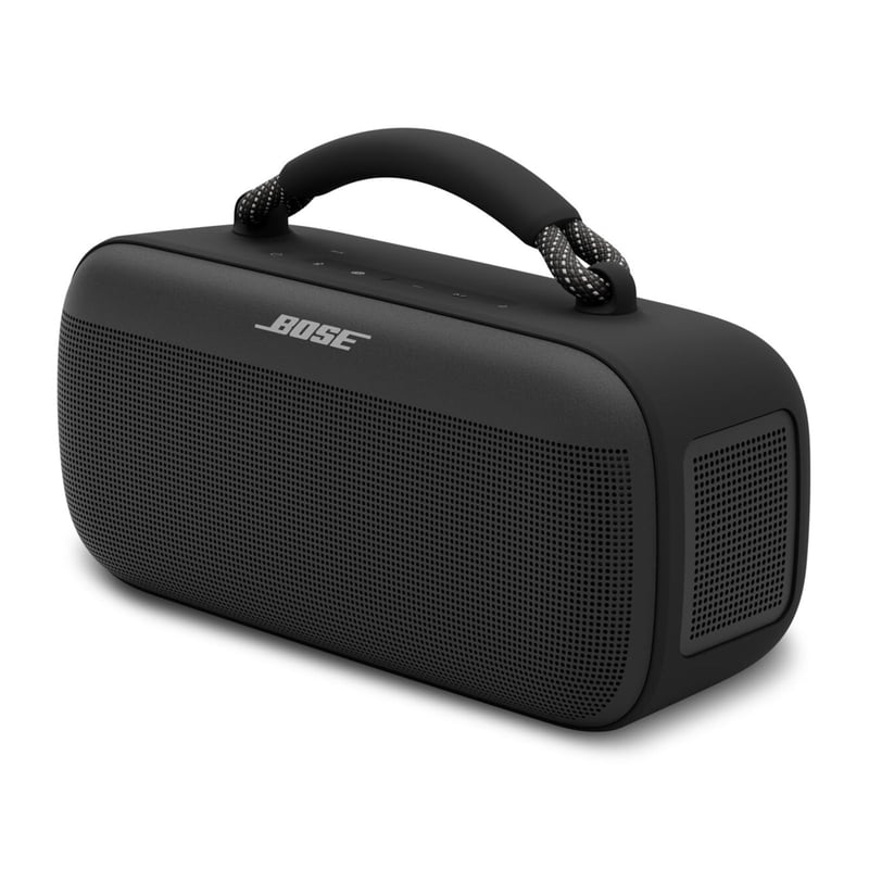 Boxă portabilă Bluetooth Bose SoundLink Max, rezistentă la apă, autonomie 20 ore, USB-C, intrare AUX 3,5 mm, negru