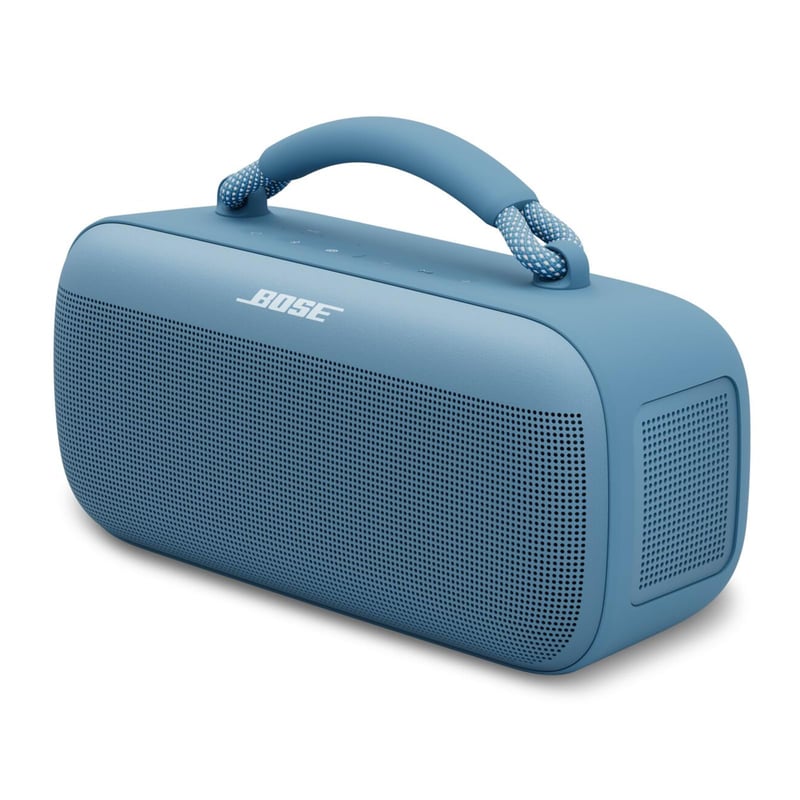 Prenosný Bluetooth reproduktor Bose SoundLink Max, vodoodolný boombox, 20-hodinová výdrž batérie, USB-C, 3,5 mm AUX vstup, polnočná modrá