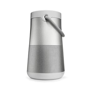 Bose SoundLink Revolve+ II Bluetooth zvučnik, bežični zvuk od 360 stupnjeva, vodootporan, prenosiv, srebrni – vidljivo korišteno