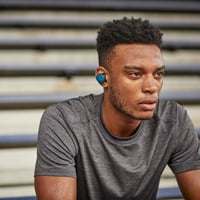 Bose SoundSport Free úplne bezdrôtové športové slúchadlá, odolné voči potu, Bluetooth, tmavomodrá/citrónovožltá 2