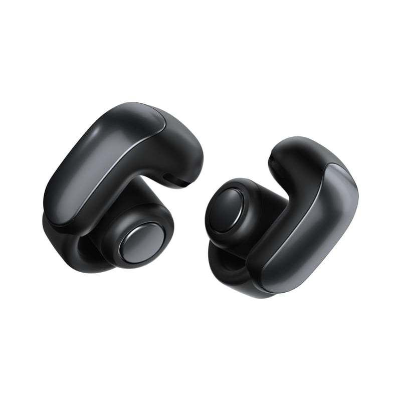 Bose Ultra Open Earbuds Bluetooth slúchadlá, technológia OpenAudio, bezdrôtový clip-on headset s otvorenou konštrukciou, 48-hodinová výdrž batérie, čierne