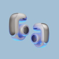 Bluetooth slúchadlá Bose Ultra Open Earbuds s technológiou OpenAudio, otvorené slúchadlá, 48-hodinová výdrž batérie, bielo-sivá 3