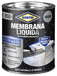 Bostik Liquid Membrane Polymer Coating Elastic Grey 1kg 1