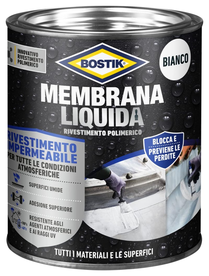 Bostik Liquid Membrane Polymer Coating Rugalmas Fehér 1kg