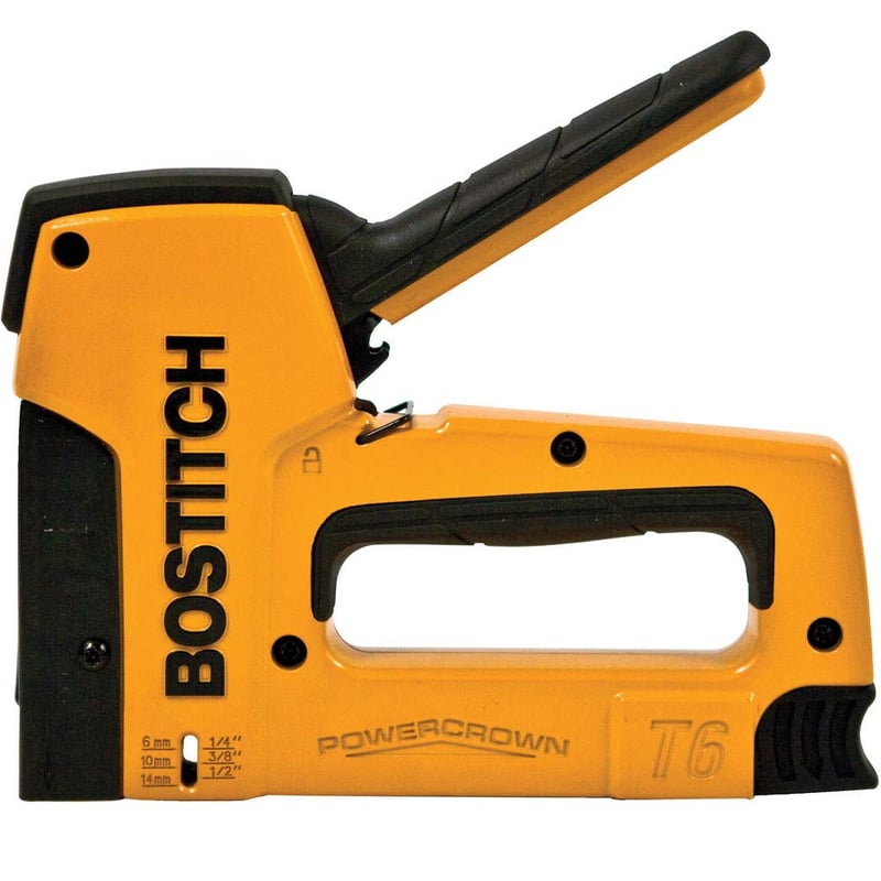 Bostitch T6-8OC2 PowerCrown vysokovýkonná zošívačka, 7/16-palcová korunka, 9/16-palcová spona, na náročné použitie