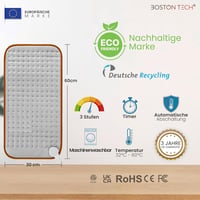 Boston Tech FlexiHeat fűtőpárna 30x60cm 3 hőfok gyors melegítés automata kikapcsolás 2