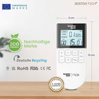 Boston Tech TENS EMS masszázs készülék 3 az 1-ben | Fájdalomcsillapítás + edzés | 50 mód 2
